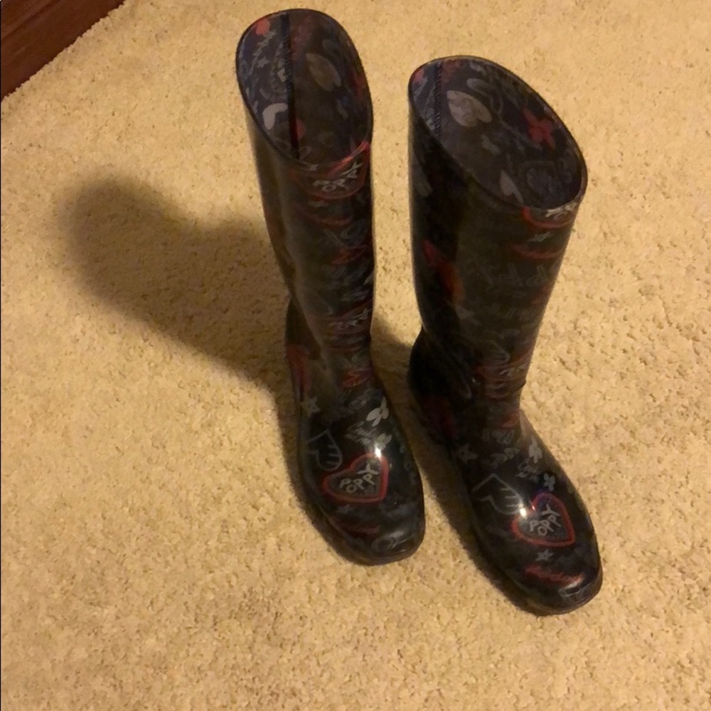 Coach rain boots